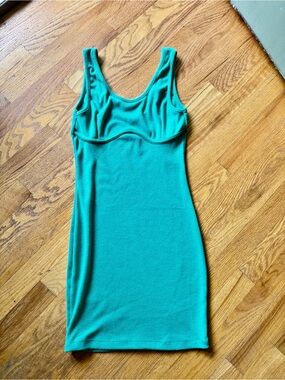 Signature8 Teal Bodycon Tank Dress